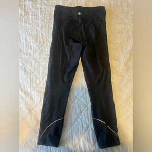 Lululemon Black Leggings With Mesh